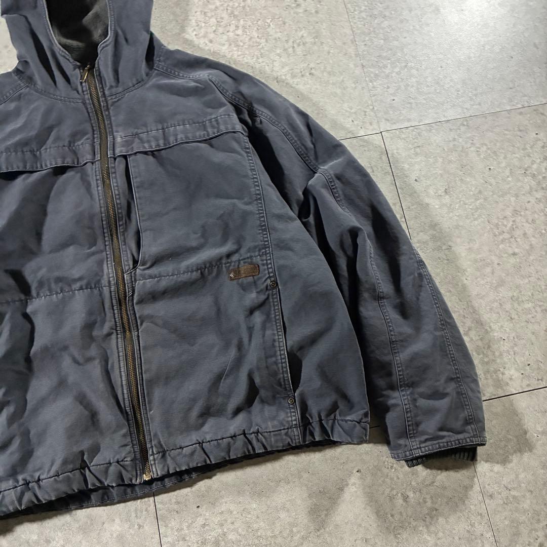 90s Columbiaダックアクティブジャケットグレー短丈ワークストリート