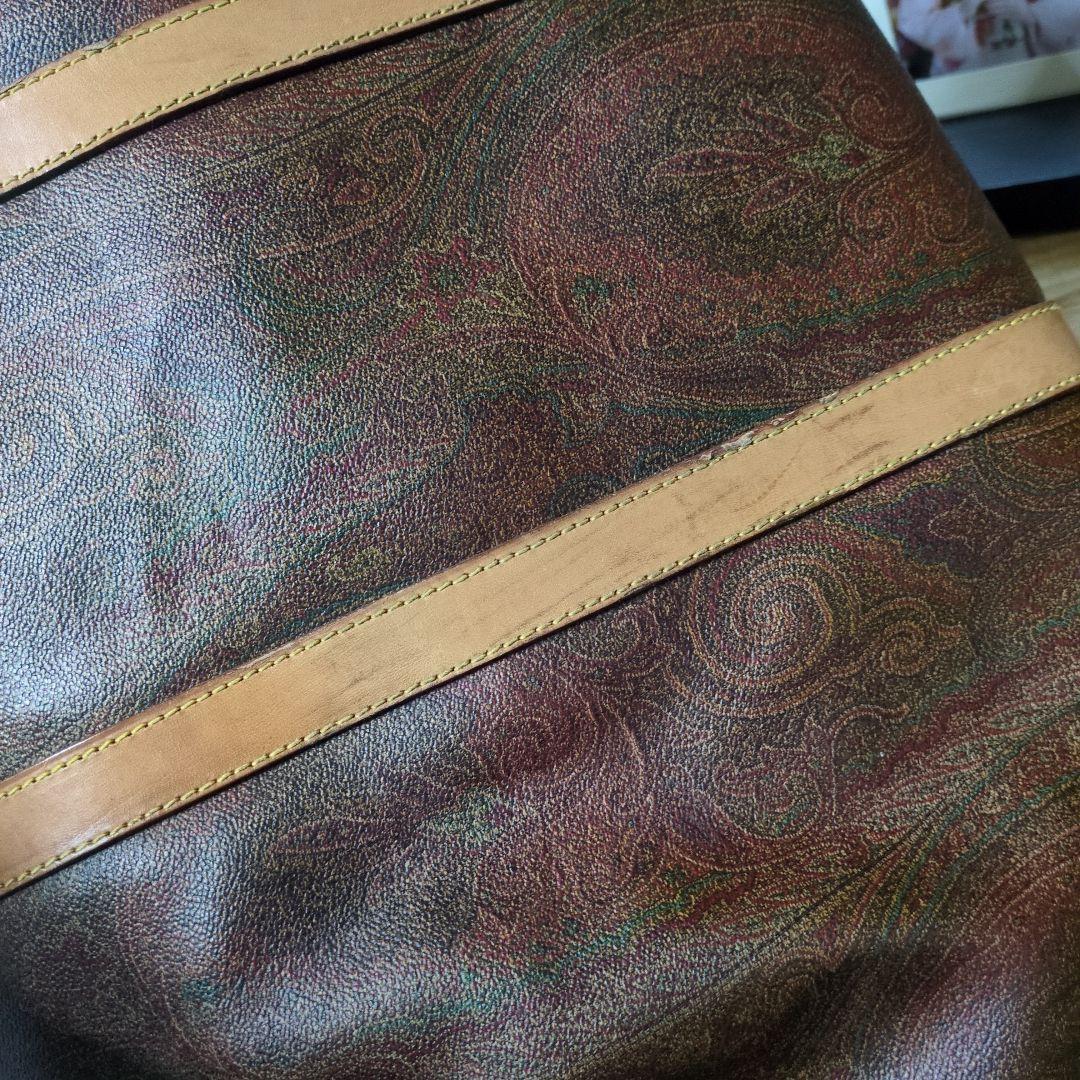 ETRO ボストンバッグ ブラウン