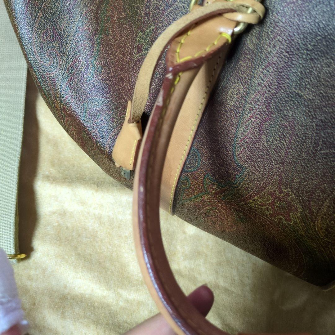 ETRO ボストンバッグ ブラウン