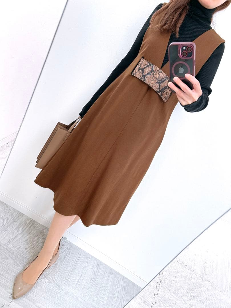 【美品✨】定価60,000円❤️アドーア✨サイズ36✨ジャンパースカート ✨