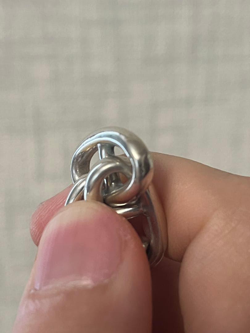 アンカーチェーンブレスレット　silver925 MEX印あり