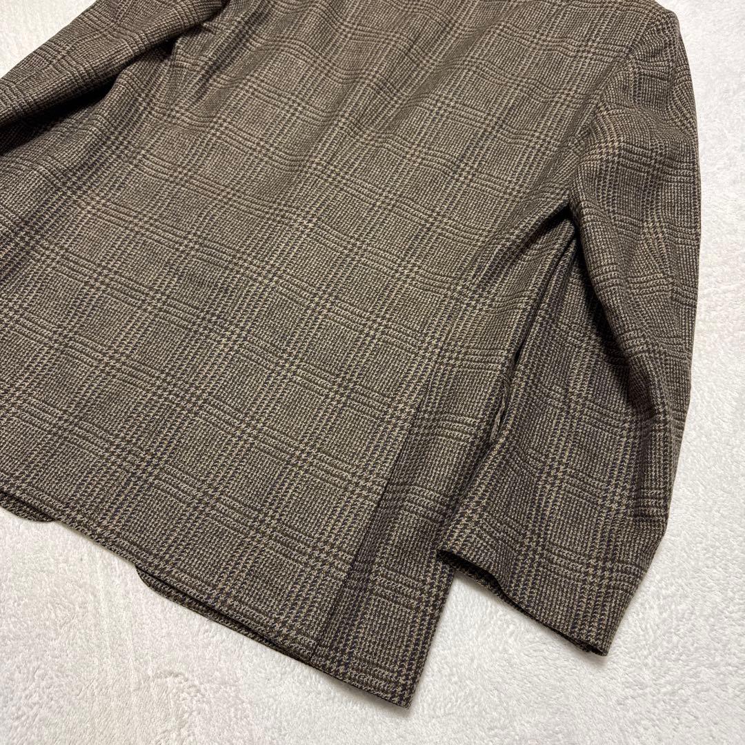 極美品 エルメネジルドゼニア テーラードジャケット 2B カシミヤ混 L 高級