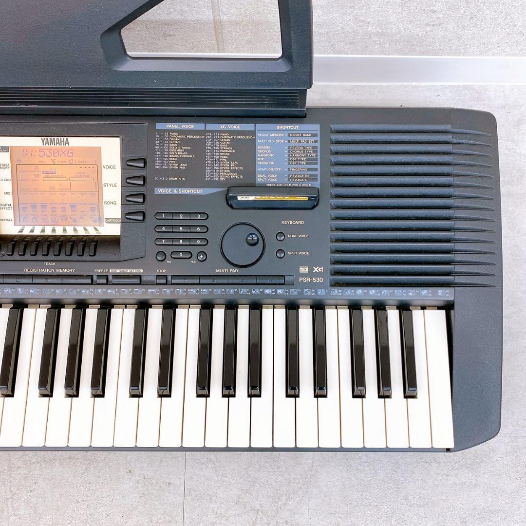 YAMAHA PSR-530 電子キーボード 61鍵 XG BONUSカード付