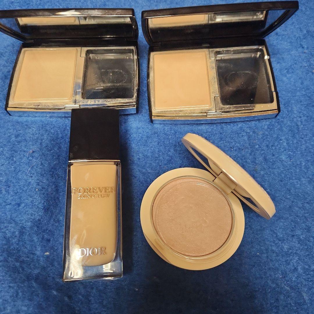 Dior Forever Skin Glow 2 + パウダー2個 ルミナイザー