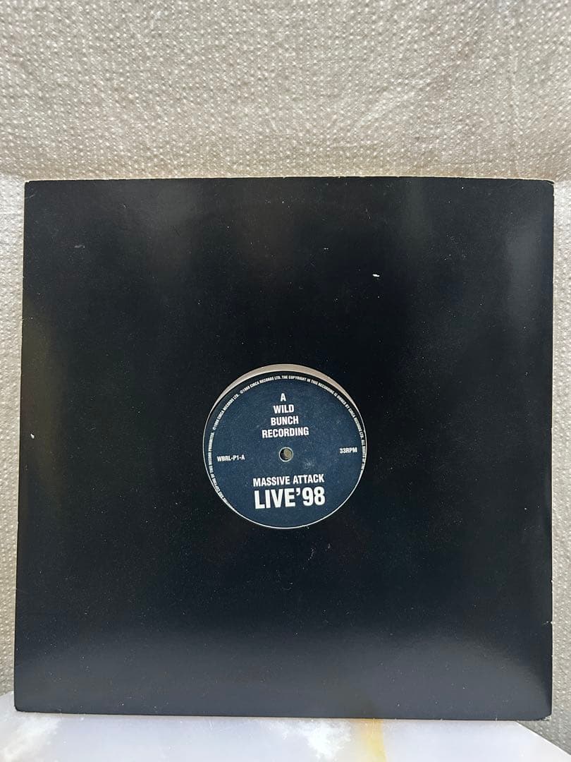 Massive Attack LIVE'98 レコード ※おまけ付き