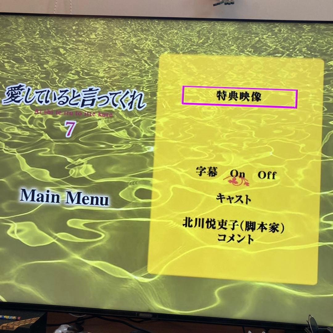 愛していると言ってくれ 本編+特典 DVD 7枚組