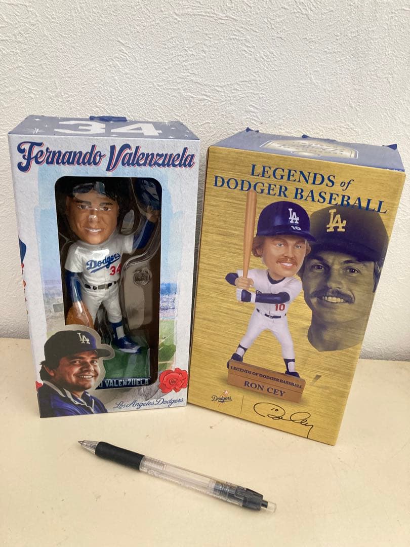 ロサンゼルス・ドジャース ボブルヘッド フィギュア　バレンズエラ&ロン・セイ