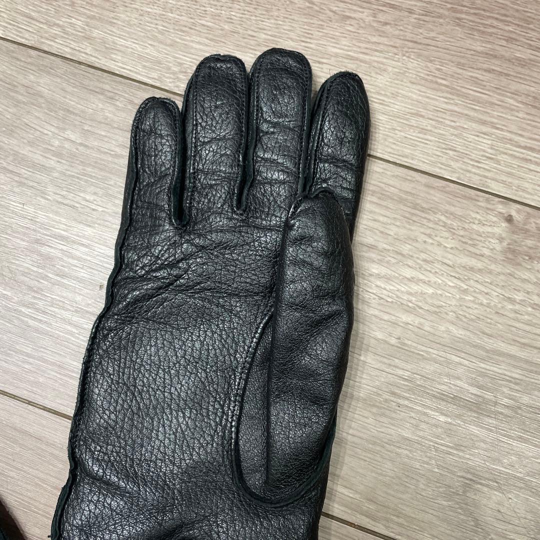 Vivienne Westwood Man レザー 手袋 黒 本革