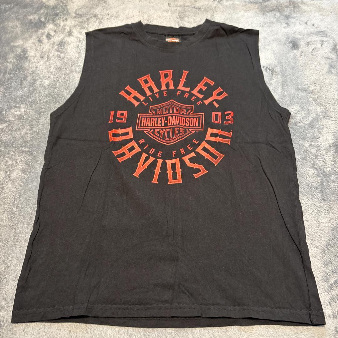 HARLEY-DAVIDSON　ノースリーブ　L