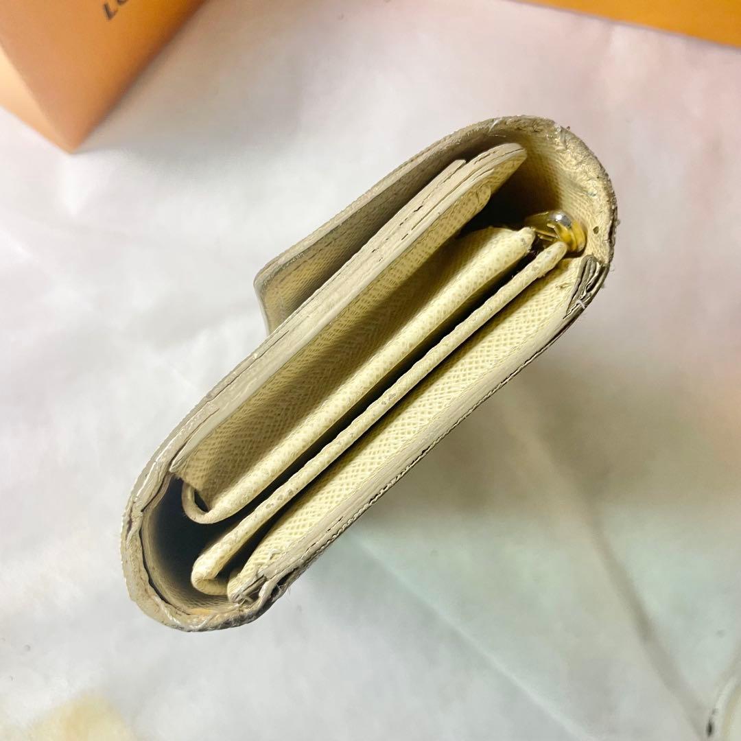 LOUIS VUITTONダミエアズール二つ折り財布 ポルトフォイユ・サラ