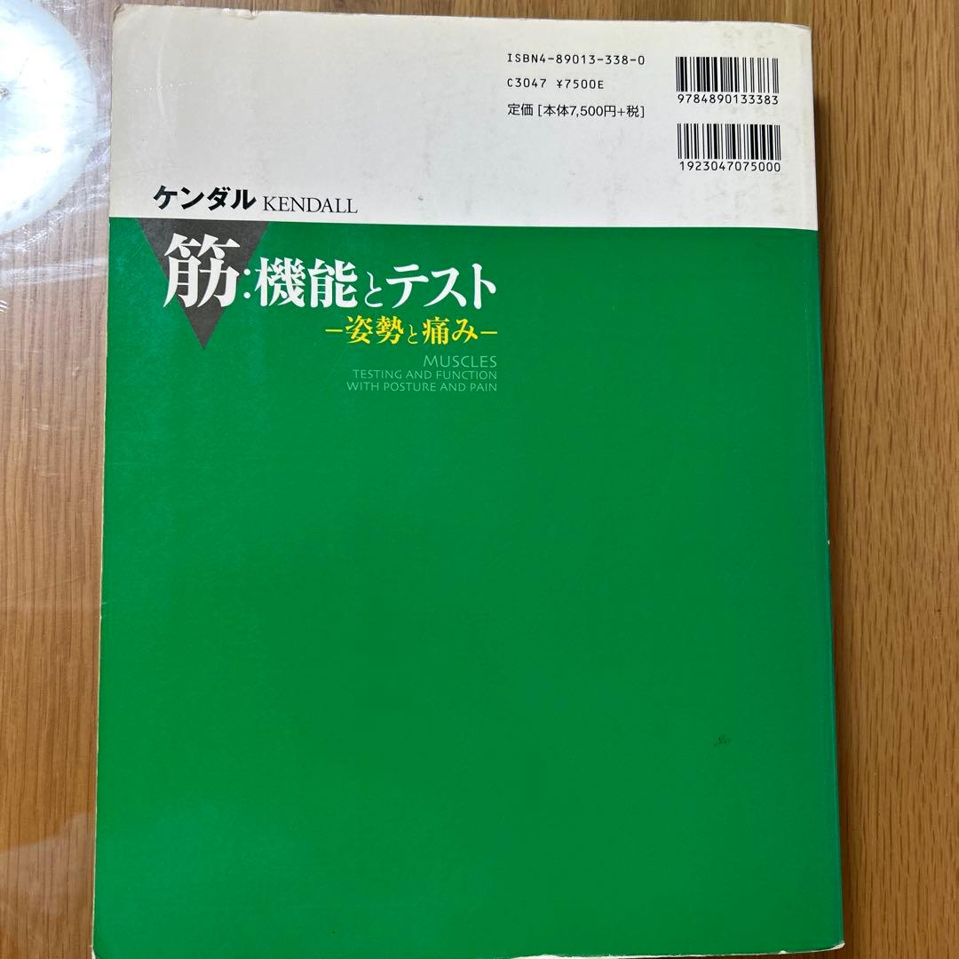 筋:機能とテスト : 姿勢と痛み　ケンダル