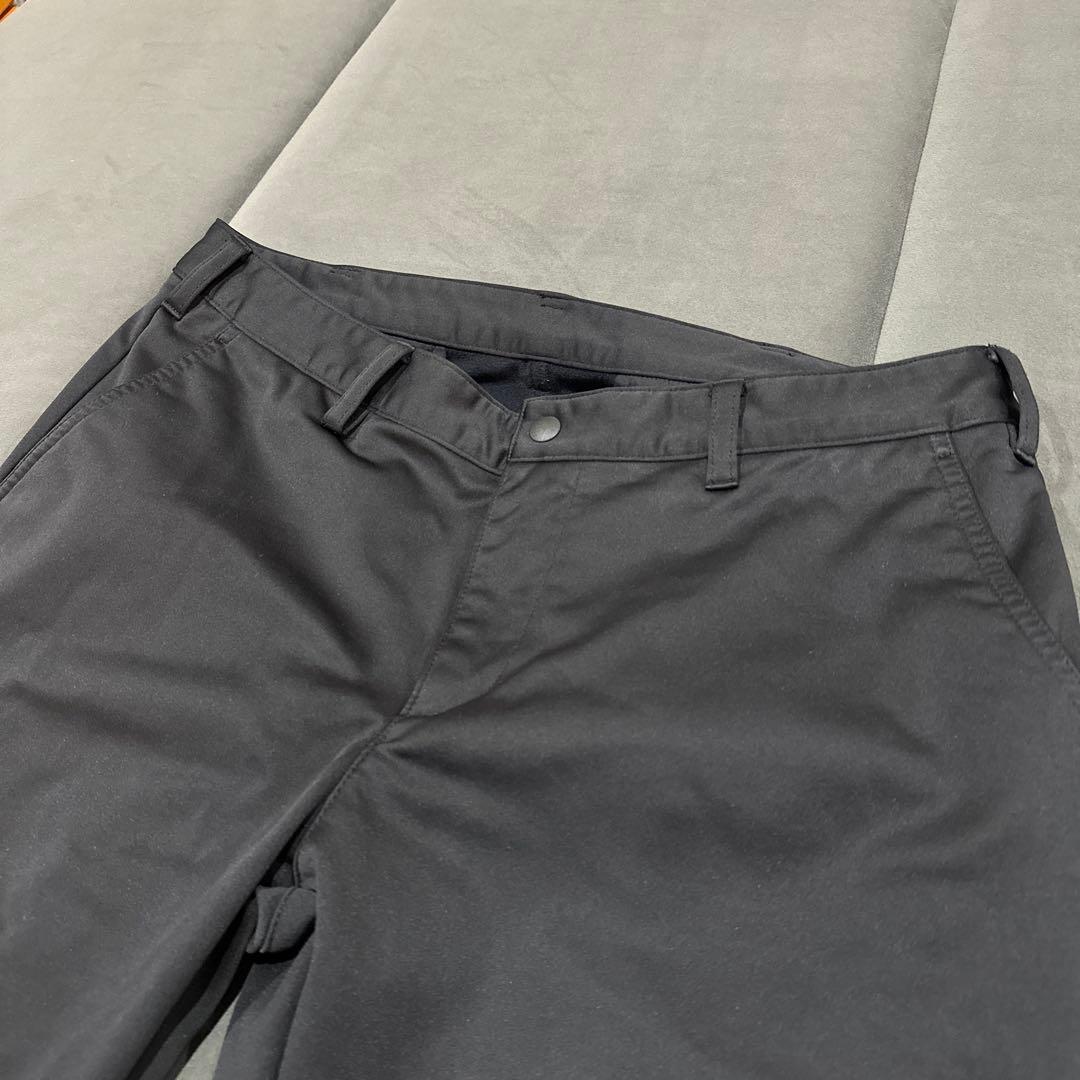 【BEAMS GOLF】　ブラック　ゴルフパンツ　裏起毛　L