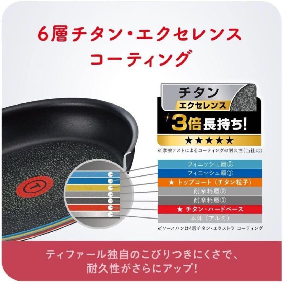 T-fal ティファール インジニオ・ネオ IH フライパン 9セット　ヨ02