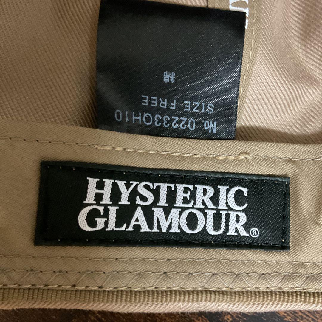 Hysteric Glamourベースボールキャップ ベージュ HGロゴ