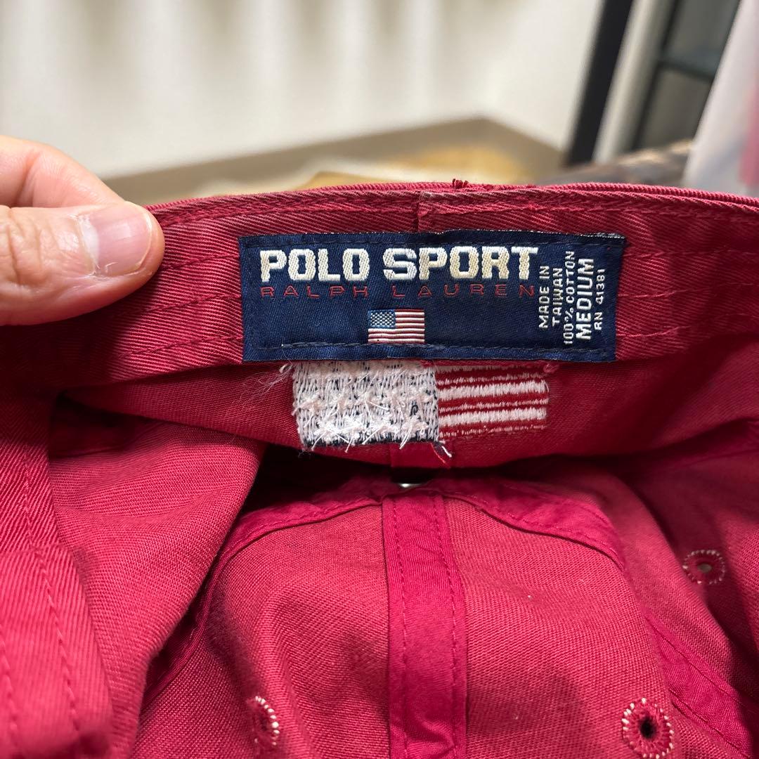 ポロスポーツ　キャップ　POLO SPORT ラルフローレン usa製