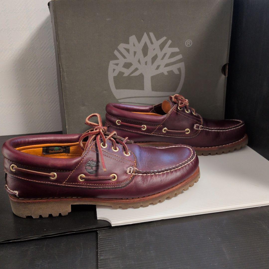 【極美品】Timberland 3eye バーガンディ 9w