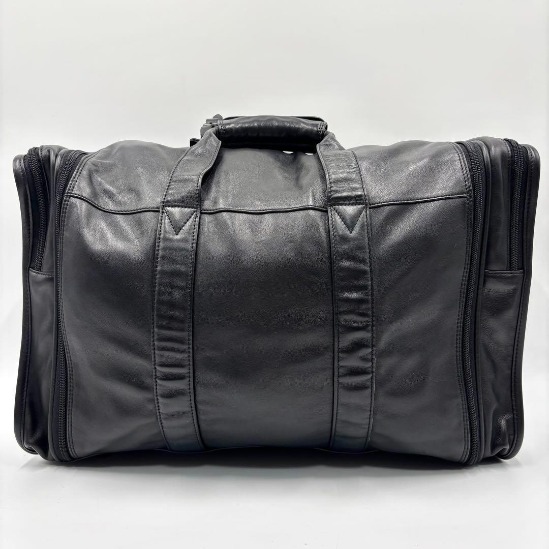 TUMI トゥミ 2way ボストンバッグ オールレザー ブラック 黒 大容量