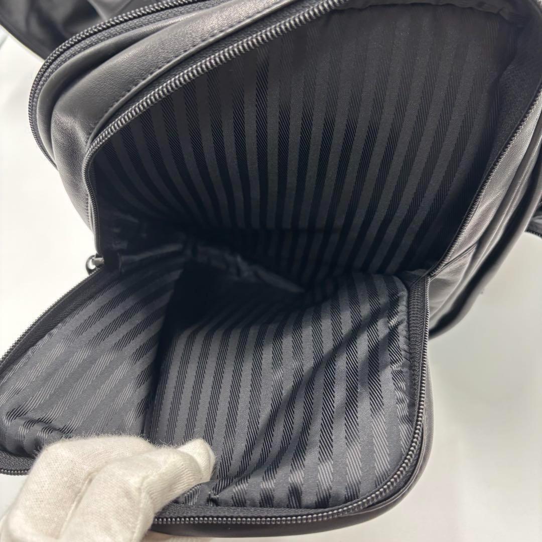 TUMI トゥミ 2way ボストンバッグ オールレザー ブラック 黒 大容量