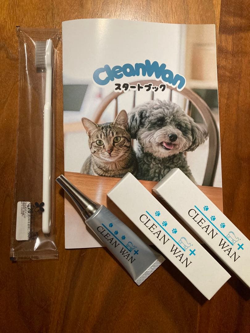CLEAN WANデンタルケア用品セット 15g×2個＋1度のみ使用分1本