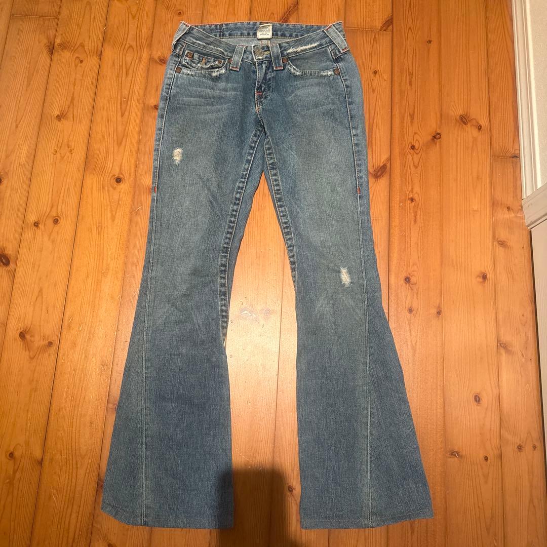 TRUE RELIGION ブーツカットデニム ライトブルー