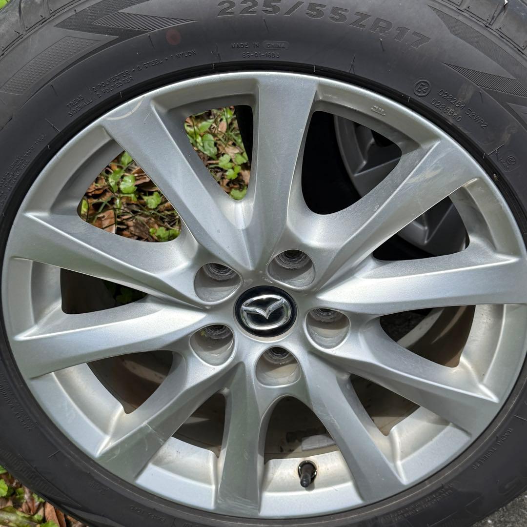 マツダ 純正17インチホイールとタイヤ225/55ZR17 4本セット