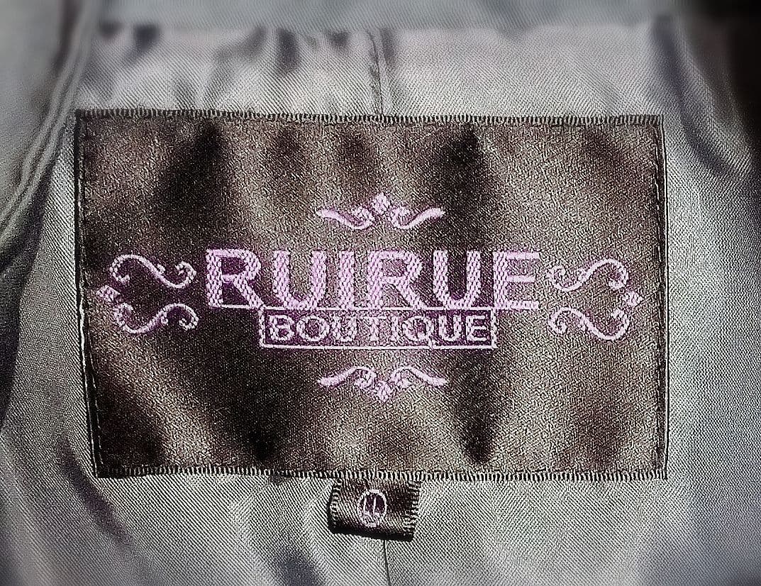 新品　RUIRUE BOUTIQUE　撥水加工フード付トレンチコート　LL