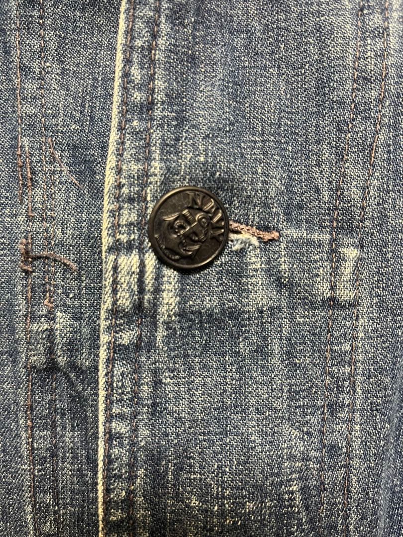 1940s u.s.navy USN ショールカラーデニムジャケット 希少サイズ