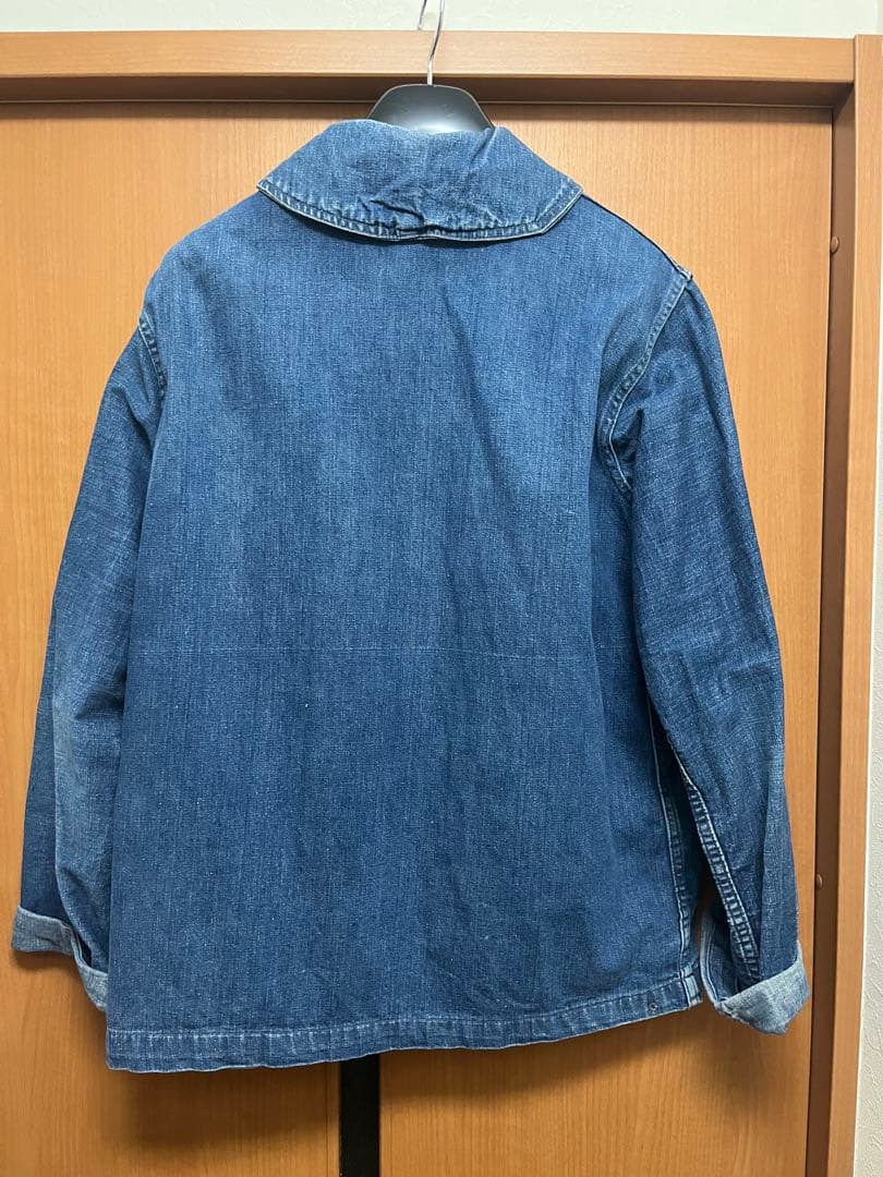 1940s u.s.navy USN ショールカラーデニムジャケット 希少サイズ