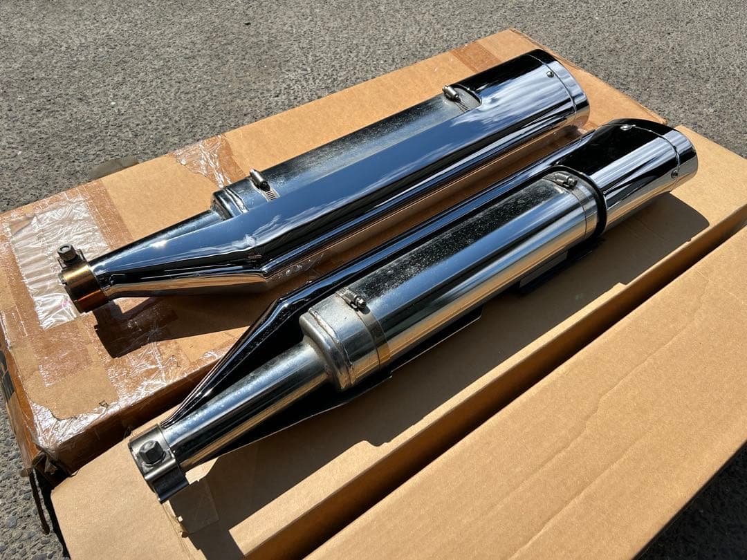 【Harley-Davidson】ステンレススチール マフラー2本セット値下げ可