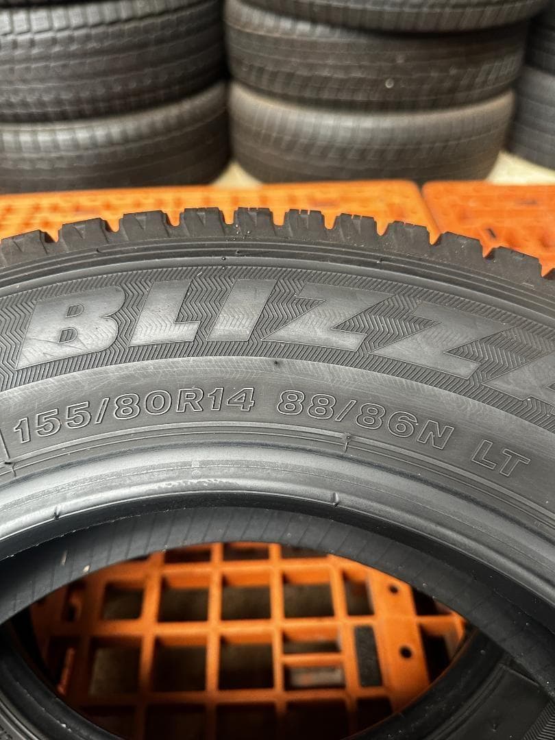 155/80R14 LT ブリヂストンVL1 4本送料無料 冬タイヤ T1240
