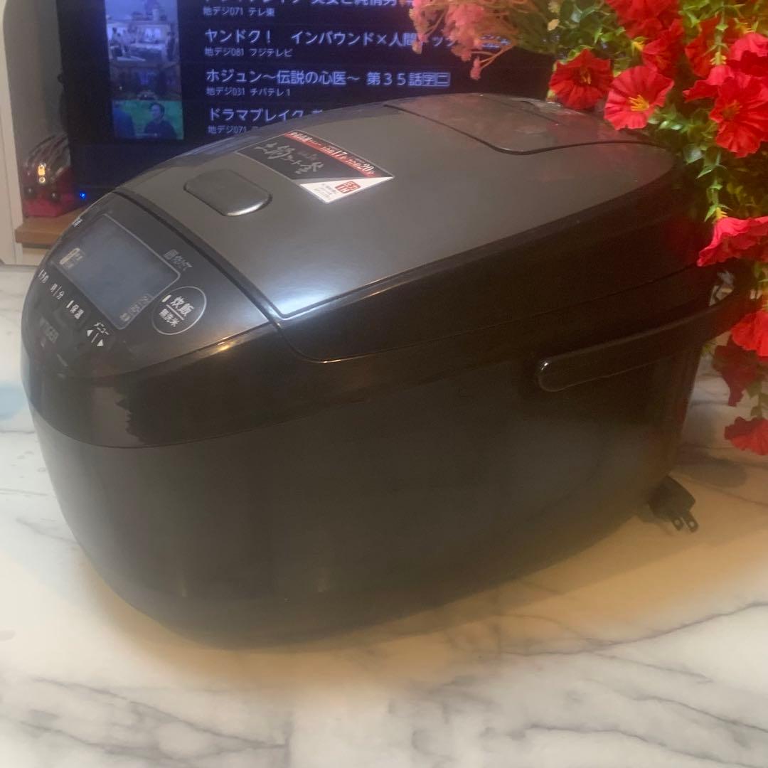 良品■タイガー　圧力IHジャー炊飯器 １升炊き ブラック JPK-H180K■