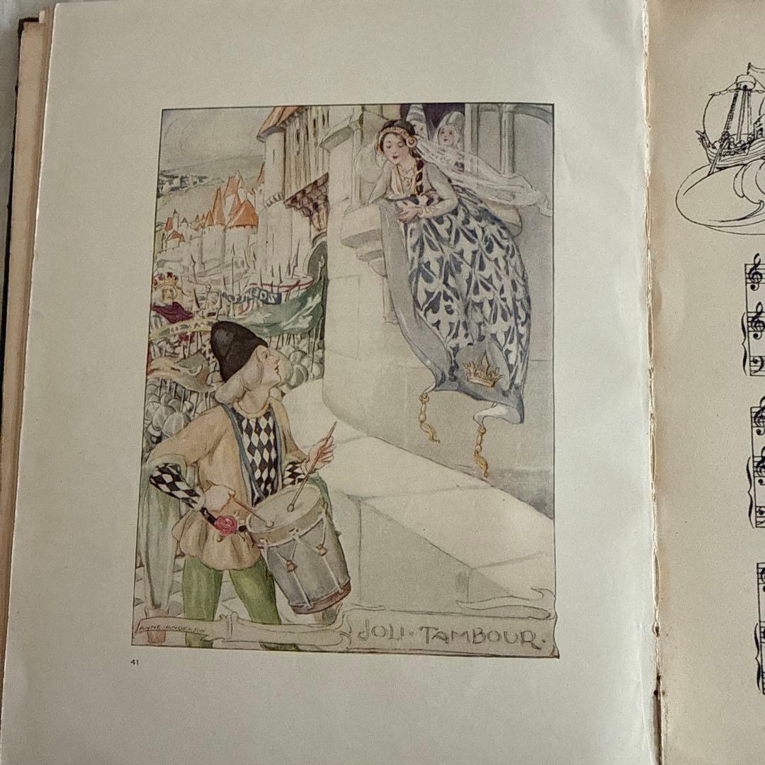 稀少フランス楽譜絵本アンティーク洋書イギリス古書ジャンクジャーナル児童書
