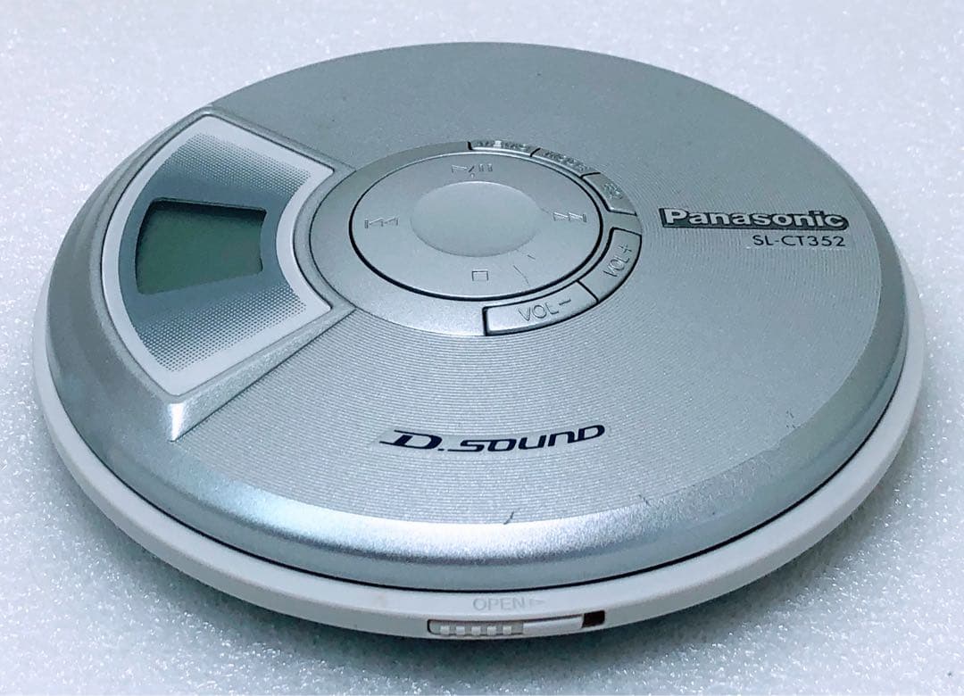 パナソニック☆ポータブルCDプレイヤーSL–CT352-S
