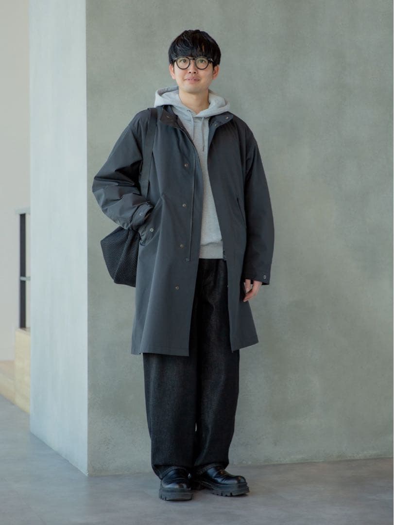【美品】2025 UNIQLO ウィンドプルーフ2WAYコート