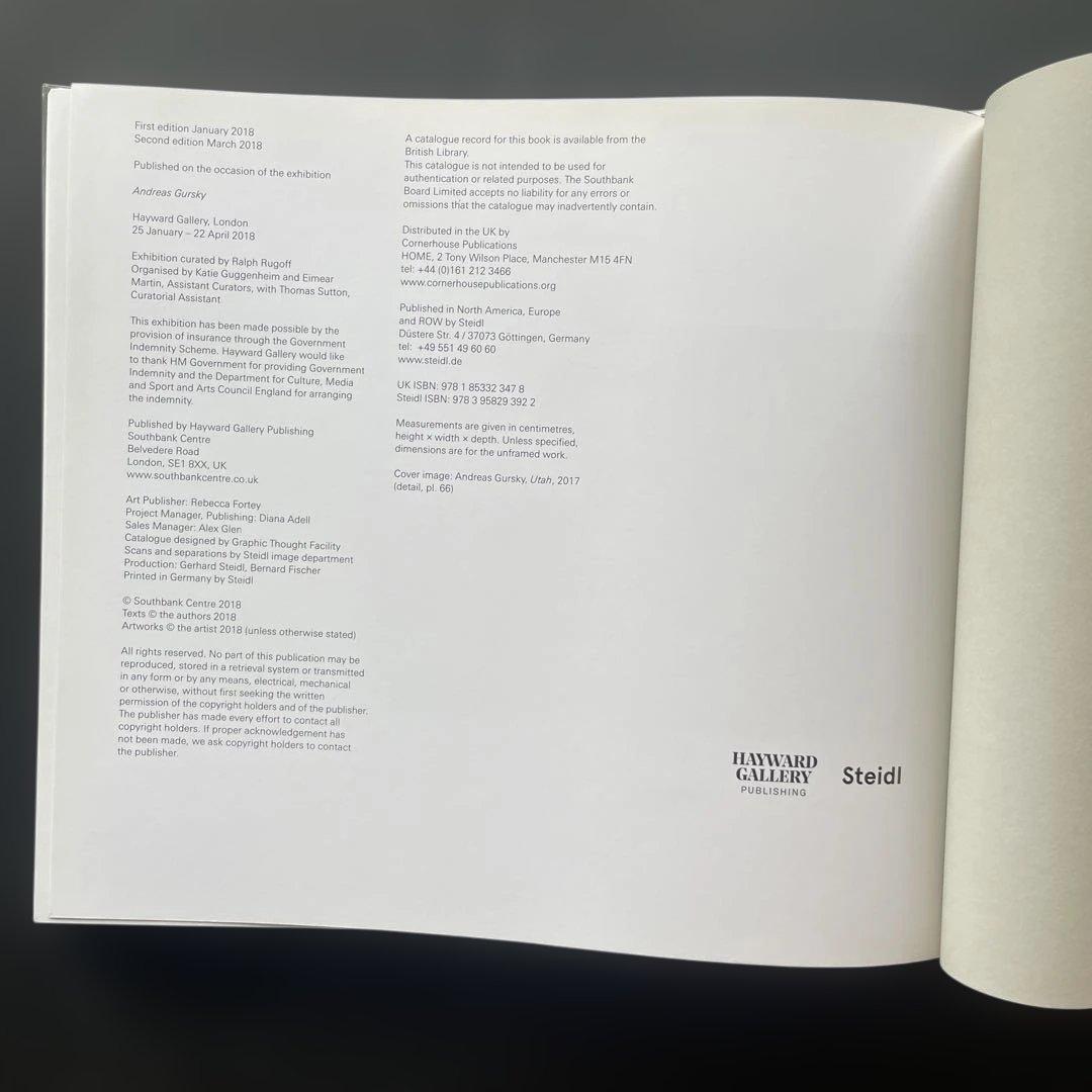 Andreas Gursky アンドレアス・グルスキー作品集