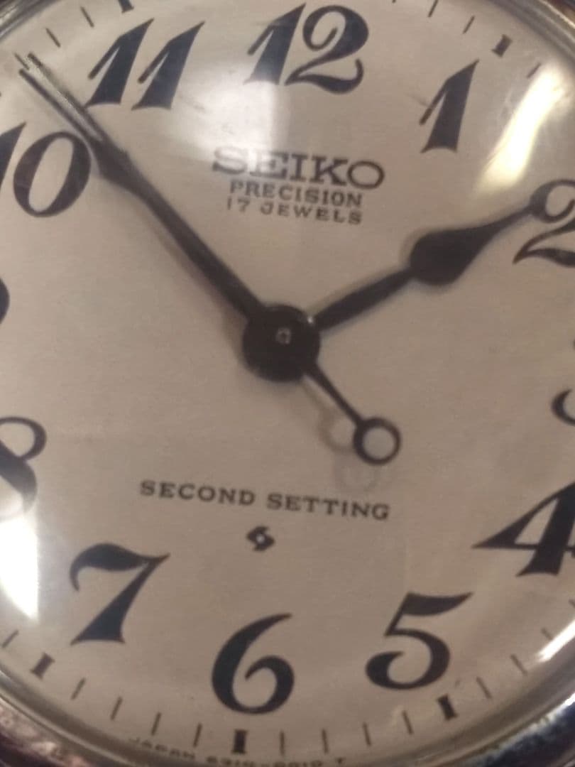 セイコー 懐中時計 鉄道時計 手巻き17JEWELS　SEIKO 稼働品