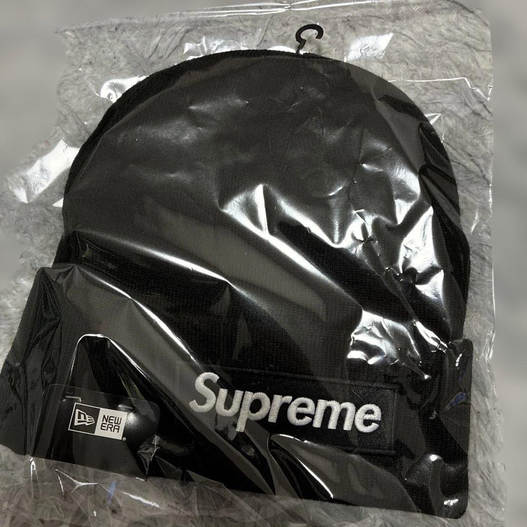 Supreme ボックスビーニーブラック