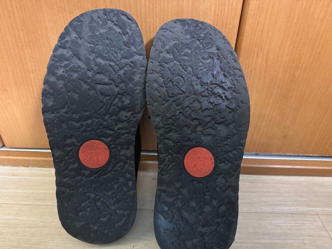 ZARA Clarks ワラビーベース ブラック 41(26.5cm)