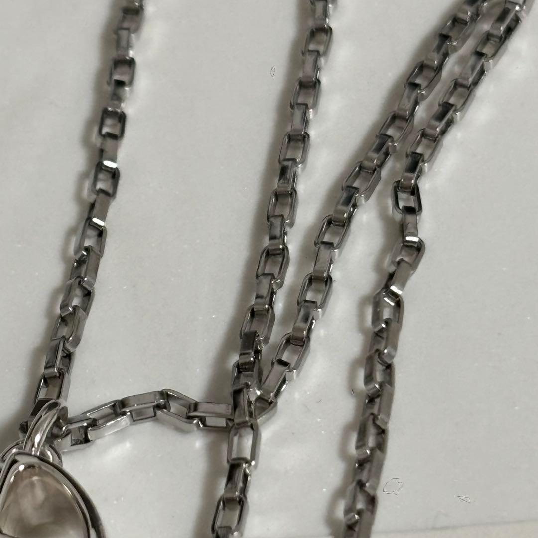 GUCCI 新品同様品　インターロッキングネックレス　925　極美品