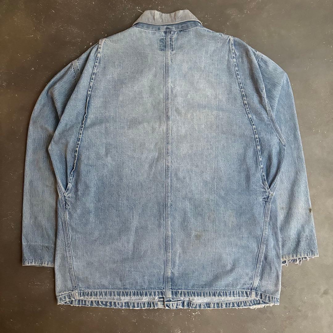 80-90s NIKOTA WORK カバーオール ボロ サンプリング デニム