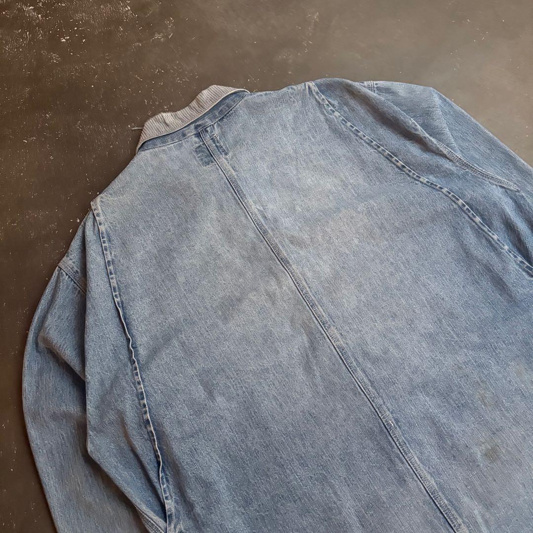 80-90s NIKOTA WORK カバーオール ボロ サンプリング デニム