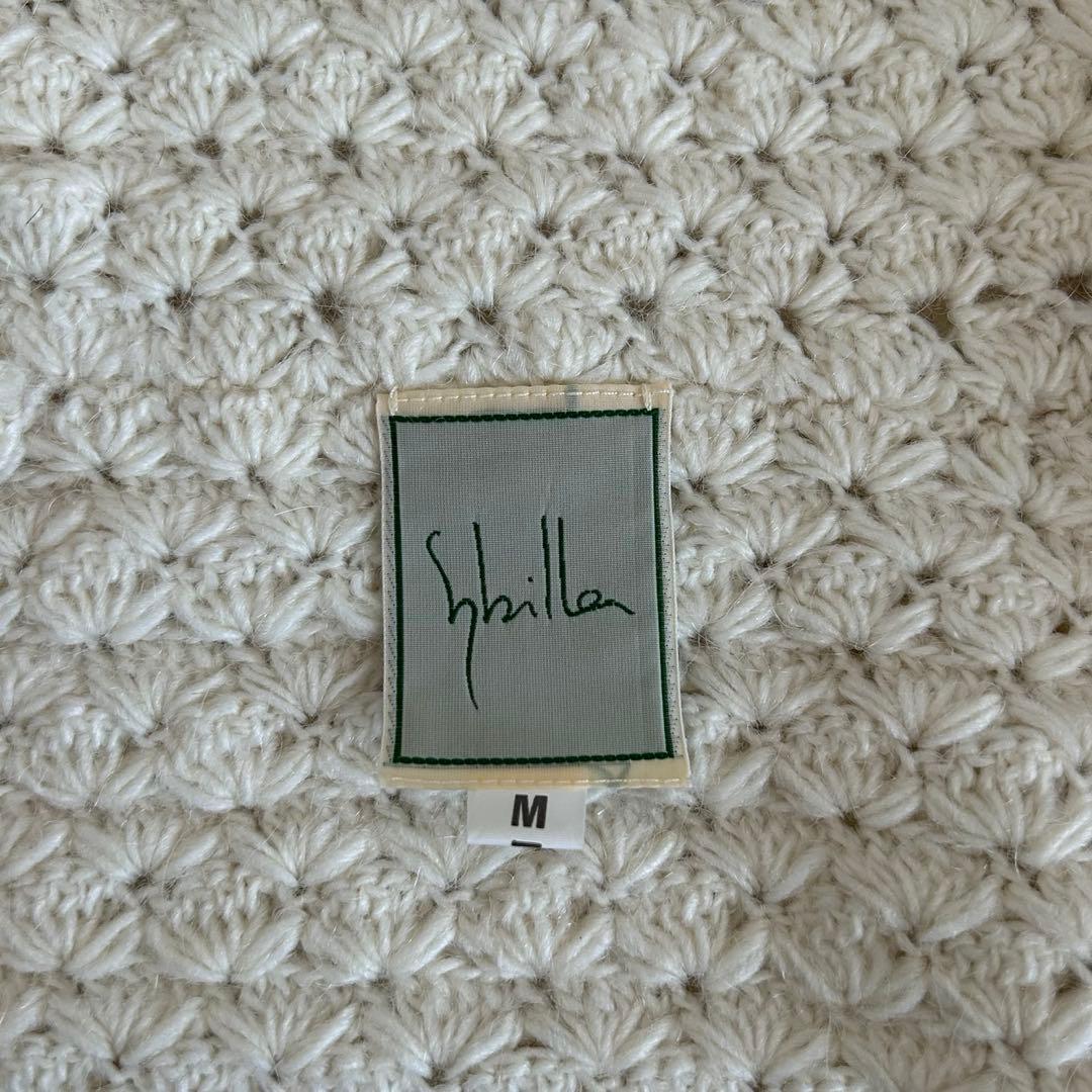 〖Sybilla〗 極美品 ⭐️ カーディガン / ホワイト / Mサイズ