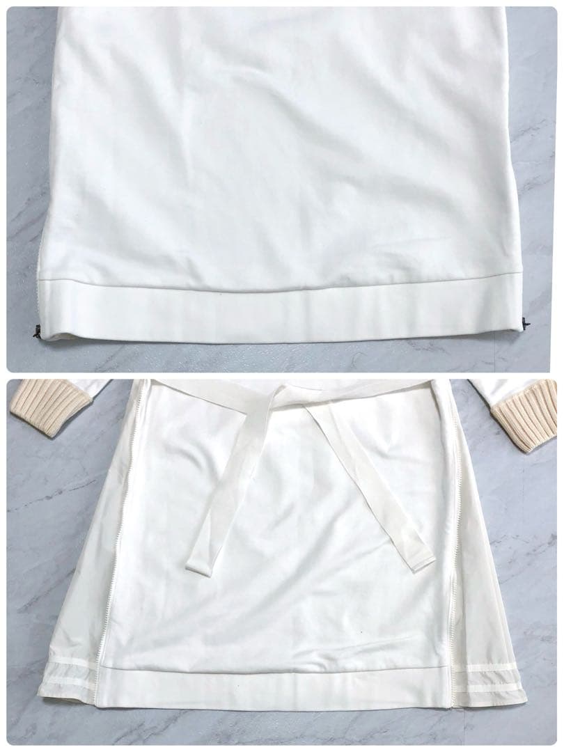 【極美品】MONCLER ニット ワンピース 2way フリル マグリア XS