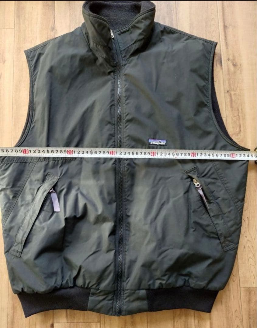 90's Patagonia XL シェルドシンチラベスト オールブラック