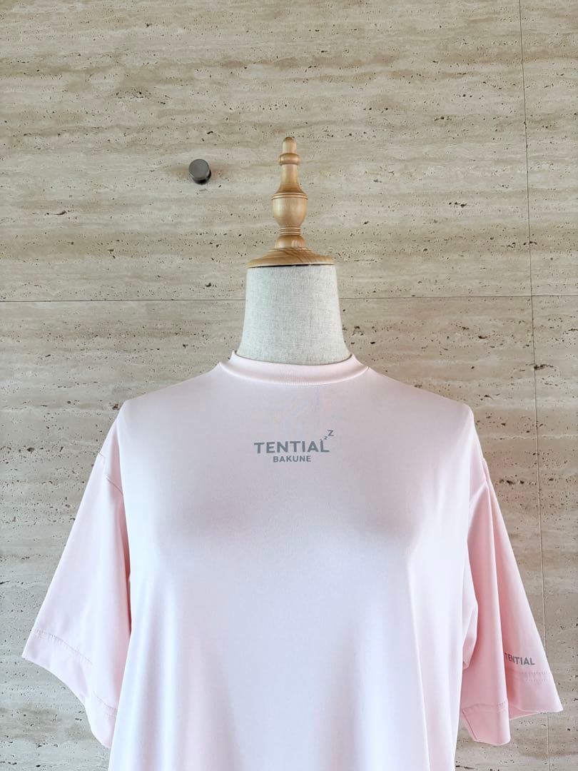 【TENTIAL】新品！ワンピース　ルームウェア　ピンク　Lサイズ