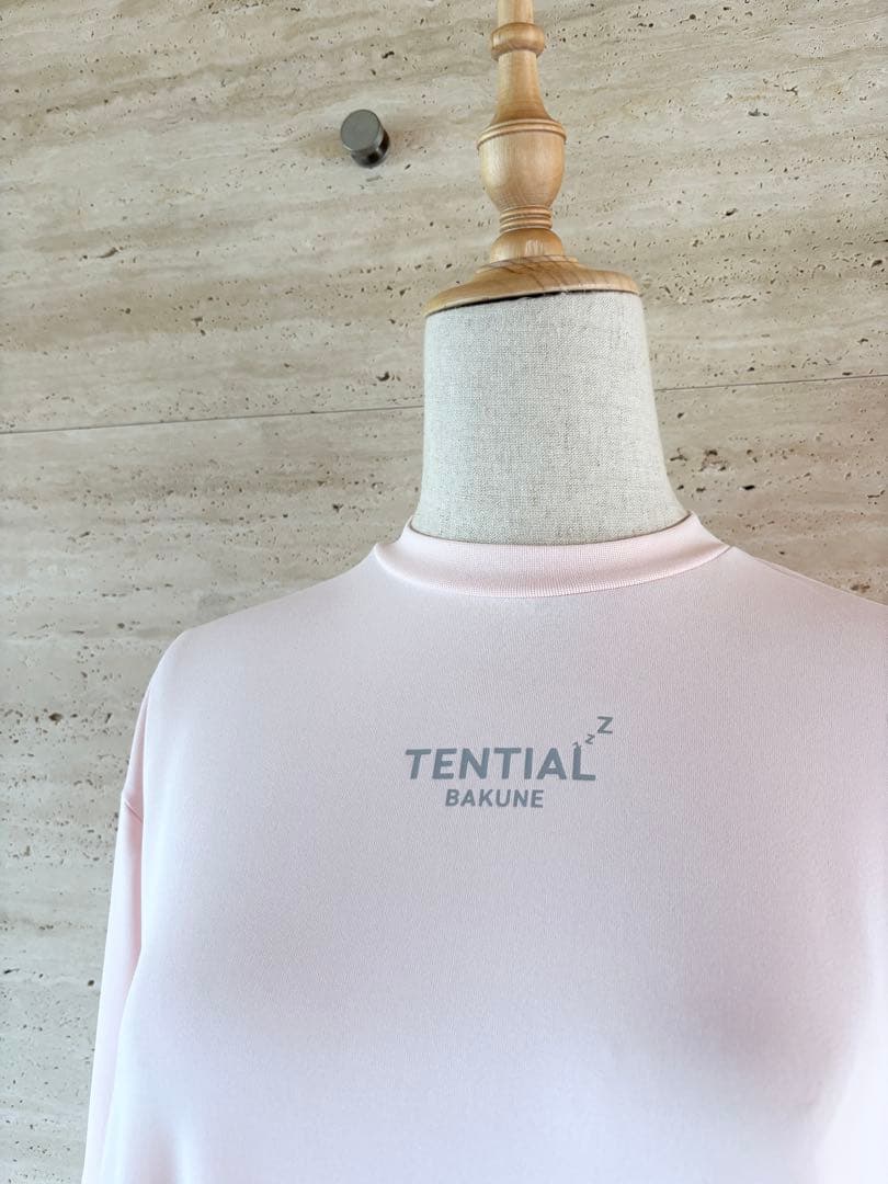 【TENTIAL】新品！ワンピース　ルームウェア　ピンク　Lサイズ
