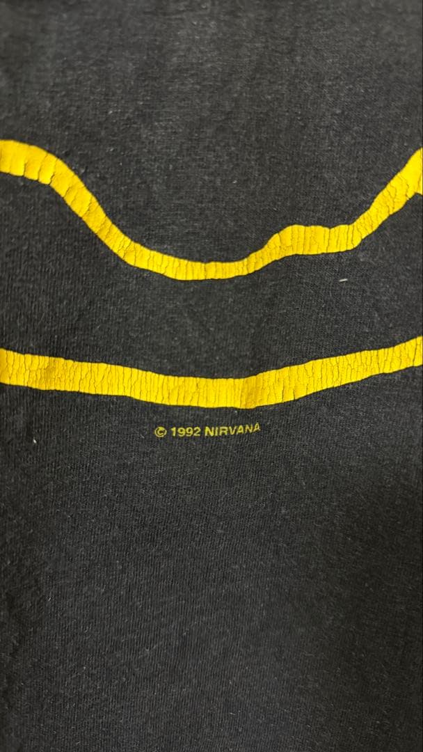 00s NIRVANAビンテージ スマイル Tシャツ ニルヴァーナ