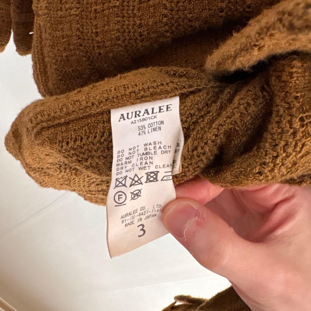 AURALEE カバーオール　COTTON LINEN LENO BLOUSON