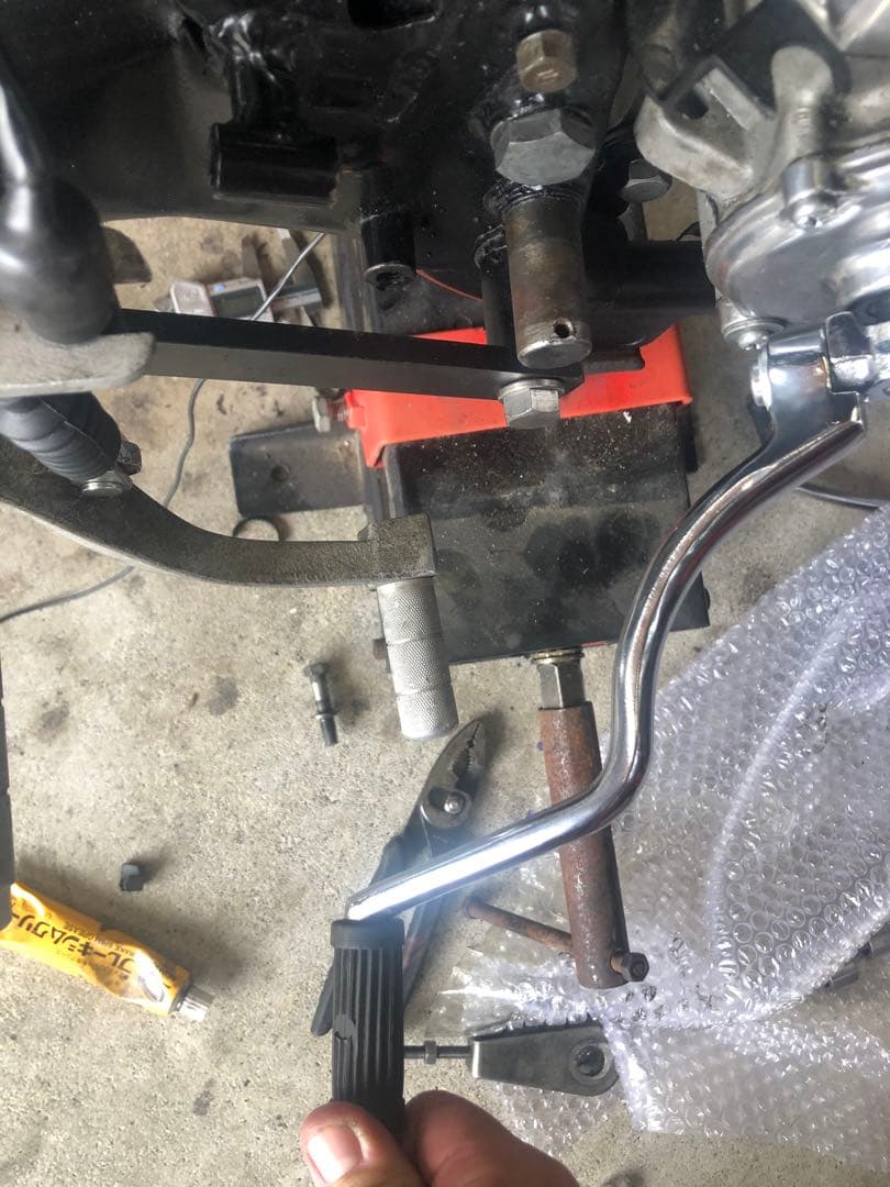 GT380 GS400 GS750 GS1000 バックステップ用キックペダル