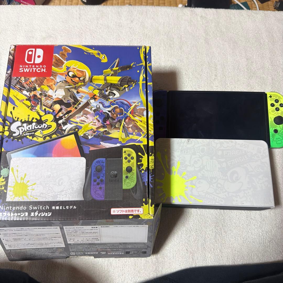 スイッチ本体ケース付き写してませんけど、コードとか全部揃ってます！